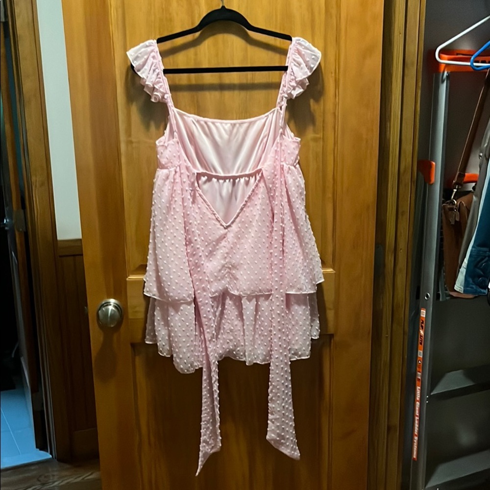 Pink Ruffled Dress - Picture 3 of 5